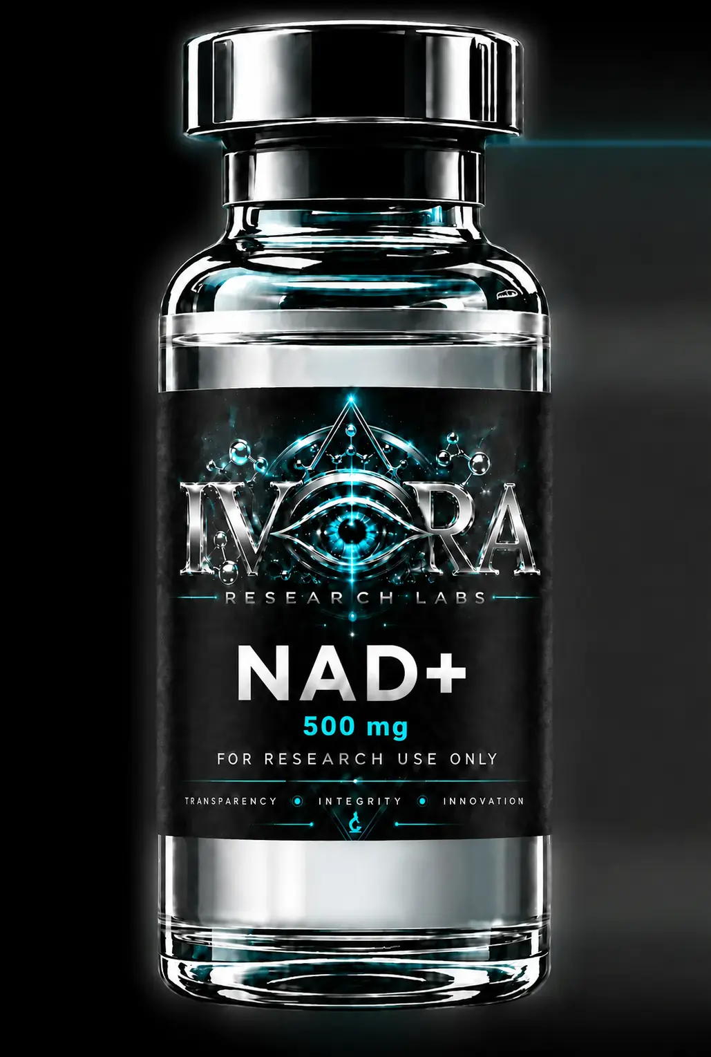 NAD+ 500 mg research vial